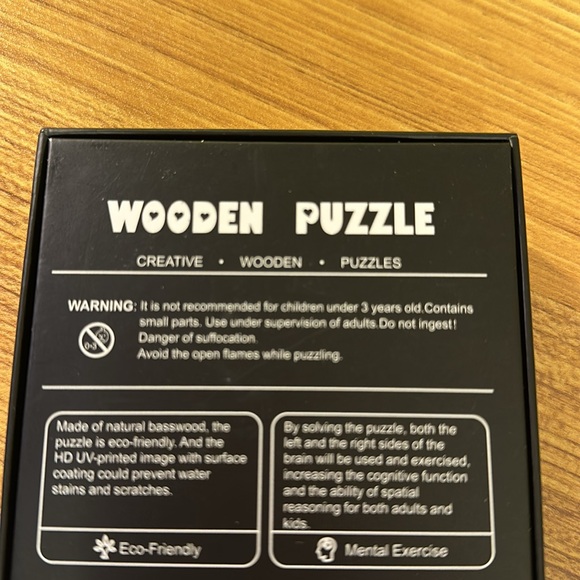 100-Piece Wooden Stained Glass Tree of Life Puzzle - Picture 3 of 3